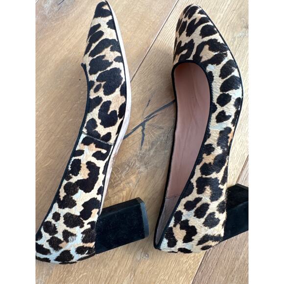 Kate Spade Serene Animal Print Cow Fur Heels - Picture 11 of 11